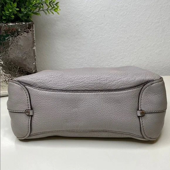 Kate Spade Talia Small‎ Triple Compartment Satchel Shoulder Bag Soft Taupe - Picture 5 of 13